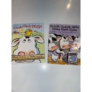 Click Clack Peep & Moo Cows That‎ Type Book Set Doreen Cronin Childrens